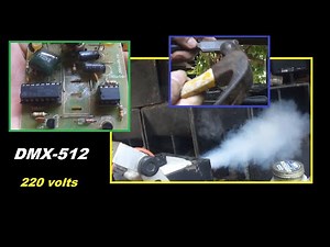 Troubleshooting and repairing the G.L.O.W. DMX-512 smoke machine.