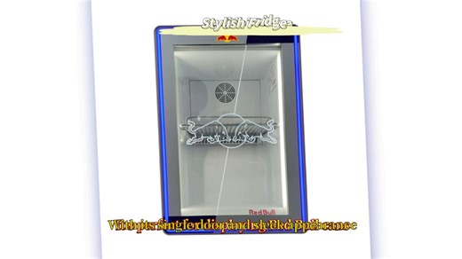Mini Energy Drink Fridge Redbull for Drinks Display Cooler Chiller Glass Door Display Cooler
