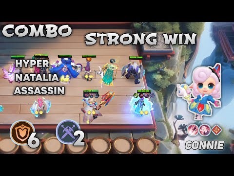 Combo Strong Win - With Commander Connie Hyper Natalia !!| Magic Chess Go Go