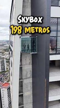 Puebla's first SKYBOX! A 198-meter-high glass observation deck #travel #experience