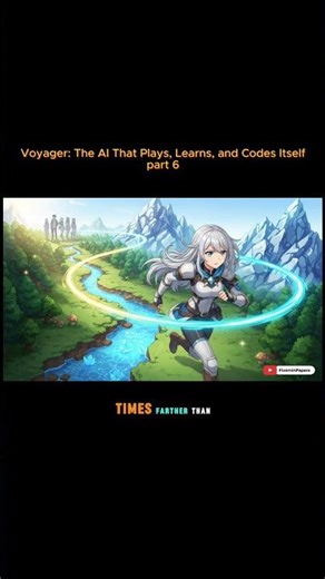 Voyager: The AI That Plays, Learns, and Codes Itself #5minutepapers #deeplearning #aimodels #science