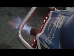 Suzuki LTR 450 Akrapovic backfire