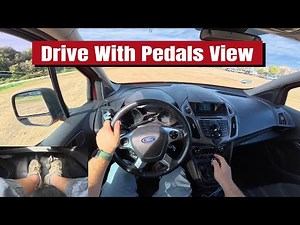 POV Drive With Pedals View 🚗 Manual Ford Transit Connect | Relaxing Realistic Driving ASMR