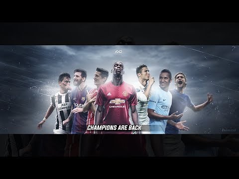 Photoshop Tutorial- Football Cover Tutorial | Retouching | Real Madrid | Barcelona | Juventus