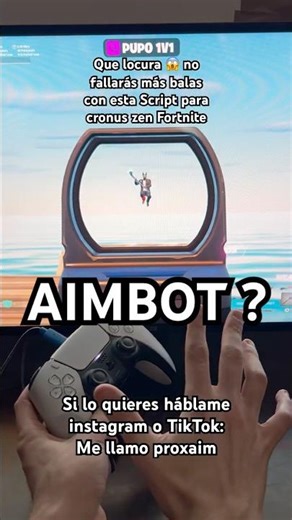 🎯 AIMBOT FORTNITE 😱 La mejor script para CRONUS ZEN pc ps5 Xbox mejor configuración y sensibilidad