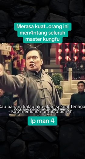 gokil semua guru kungfu tumbang cuman ip man doang yang gak tumbang#ipman4#netflix