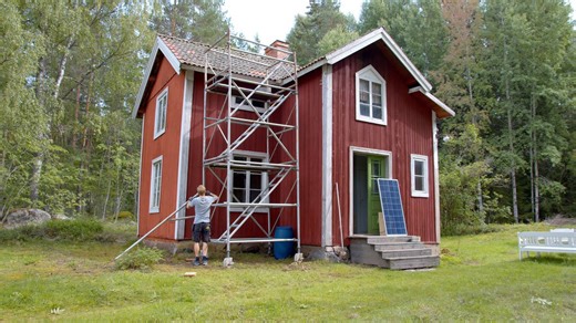 What it takes to get an off grid cabin ready for fall