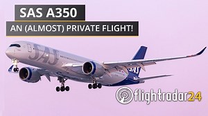 Flying on an (almost) private A350 with Scandinavian Airlines
