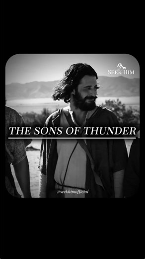 Seek Him Official on Instagram: "Jesus looked at James and John… and saw boldness, fire, and passion. So He gave them a name that echoed through eternity: “Sons of Thunder.” (From Mark 3:17 – A powerful moment from The Chosen.) Bible Verse: “James son of Zebedee and his brother John—to them He gave the name Boanerges, which means ‘sons of thunder.’” – Mark 3:17 #SonsOfThunder #TheChosen #Boanerges #Mark317 #DisciplesOfChrist #JesusCalledThem #SeekHimOfficial"