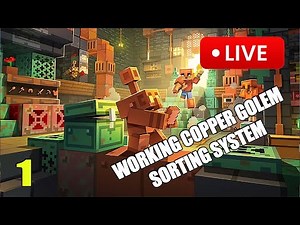 Copper Golem Bulk Storage – Unfinished Realm SMP (PT 1)