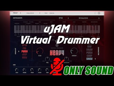 uJAM - Virtual Drummer HEAVY [Drum-machine][Demo][Only sound]
