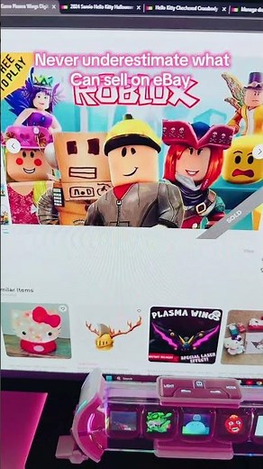Roblox Exclusive Item Microsoft Points Plasma Wings Digital Item Sold On eBay