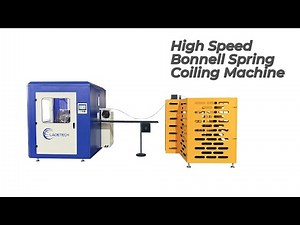 LDT 100 High Speed Bonnell Spring Coiling Machine #mattressmachine #bonnellspringmachine