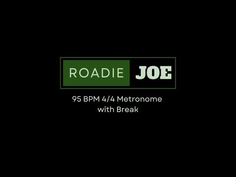 95 BPM Metronome w/ Silent Breaks (Challenge Mode) 🎵 Improve Timing, Groove & Internal Pulse