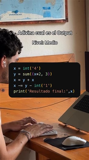 Frannoni | Adivina el output: Nivel trash code… #programacion #ingenieria #sistemas #python #universidad | Instagram