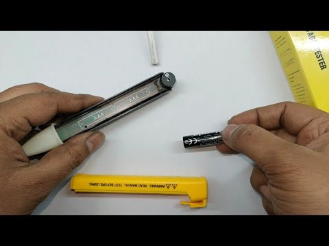 Voltage Tester Pen Battery Replacement | Voltage Tester Me Battery Kaise Lagaye