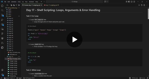 #trainwithshubham #code #devops #upskill #shellscripting | Om Deshmukh