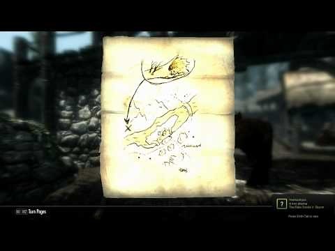 Skyrim Treasure Map 1 Guide (I)