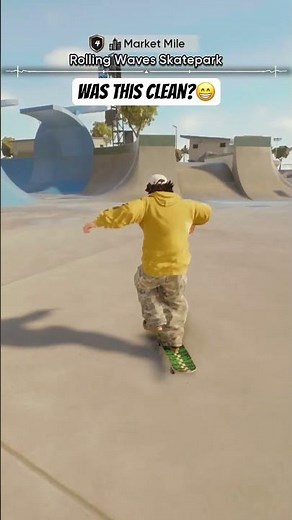Was this clean😀 #skate #clips #skateboarding #gaming #skate4 #shorts