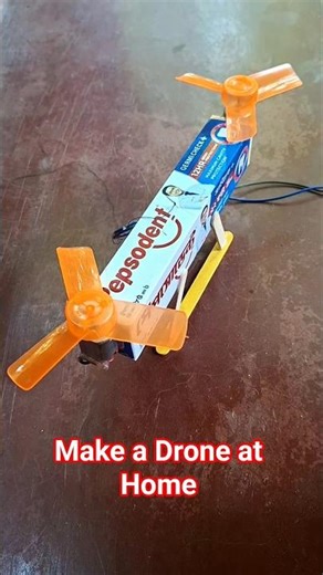 How to Make a Drone at Home 🚁 #shorts #drone