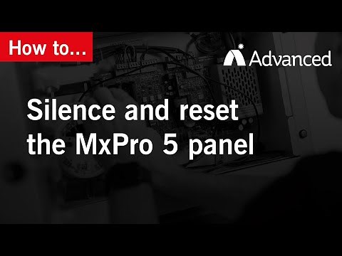 How to: Silence and reset the MxPro 5 panel
