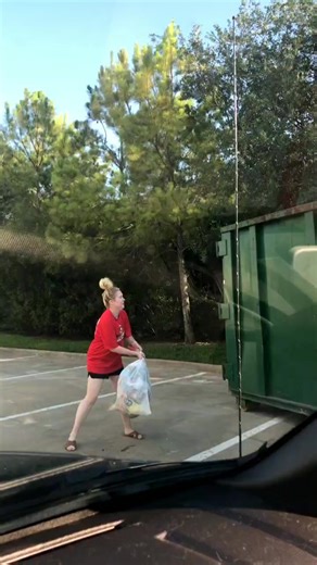 Throwing myself into the weekend like... (credit: Gentry B.) #ReuseRecycle #fail #comedy