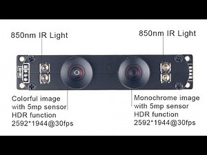 5mp Stereo Camera Module USB2.0 Free Driver