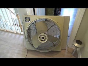 Dayton 3C614A 20" Reversible 3-Speed Whole House Window Fan