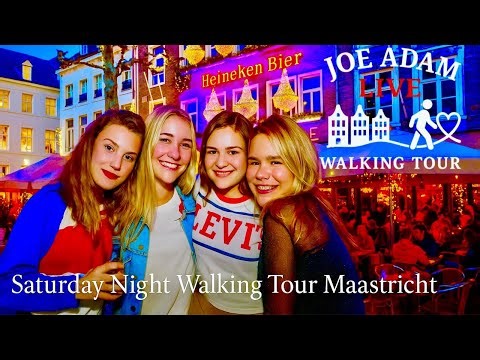 🔴 LIVE in MAASTRICHT: Saturday Night Walking Tour – City Vibes 🇳🇱