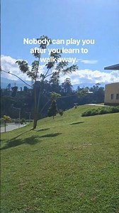 Nobody can play you after you learn to walk away. #selfgrowth #selfimprovement #selflove
