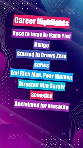 Shun Oguri: Japanese Actor, Voice Actor & Director