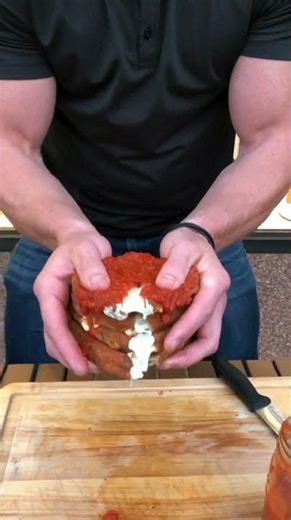 Fried Mozzarella Grilled Cheese !! #grilledcheese #fried... #Shorts #bnaporkstore