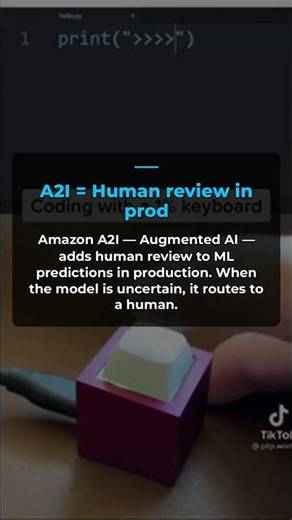 Amazon A2I vs Ground Truth: Human-in-the-Loop (AIF-C01)