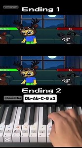 Choose one: Human or Monster? #roblox #99nightintheforest ‪@sonaextra‬ - Piano Tutorial