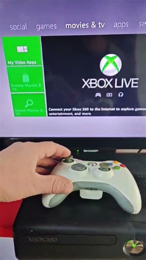 Official Genuine White Microsoft Xbox 360 Wireless Controller