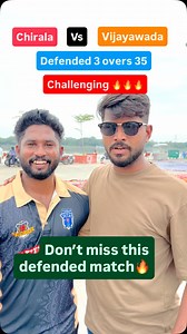 Defended 3 overs 35 runs Chirala vs Vijayawada 🔥 county | Nikhil Nikky