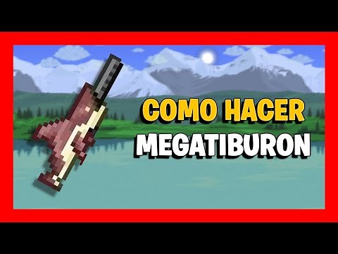 🟢 MEGATIBURON | Como crear la Megatiburon en Terraria 1.4.1.1