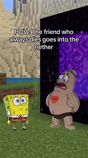 Minecraft SpongeBob Meme #minecraft #minecraftmemes #gaming #nostalgia #fyp