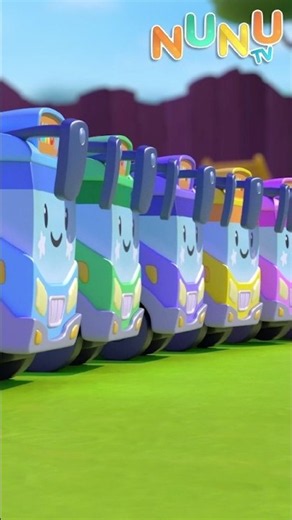 Diez pequeños autobuses | #shorts #nunutv | Canciones Para Niños | NuNu Tv Canciones Infantiles