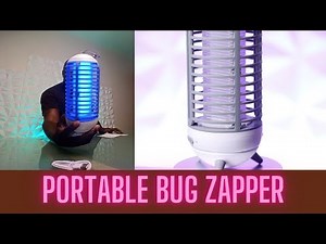 Unboxing, Set Up and Review of the Outdoor Wireless Mosquito Zapper Indoor Portable Bug Zapper