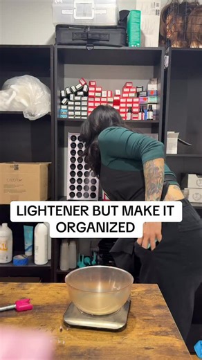 Mixing lightener but make it ✨organized✨ These new containers just changed my entire workflow and I will never go back. If you’re a stylist who lives in chaos… this one’s for you. #hairstylistlife #mainehairstylist #mainehair #behindthechair | Chelsey Warren