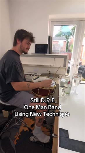 Fin Draper Music | Still (d.r.e.) working on it but figured out a new technique for this one. Still D.R.E. One Man Band @snoopdogg @drdre #stilldre #glasses... | Instagram