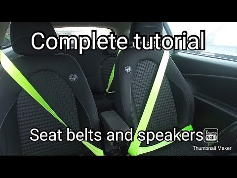 How to Replace Seat Belts and Speakers on Alfa Romeo MiTo