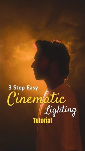 Make any Shot Cinematic with 3 Easy steps #cinematiclighting #ytshorts #youtubelighting #shortsfeed