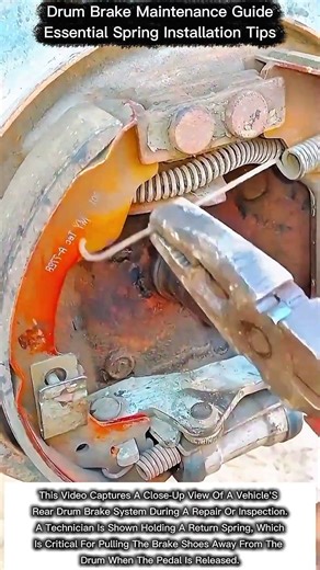 Drum Brake Maintenance Guide: Essential Spring Installation Tips