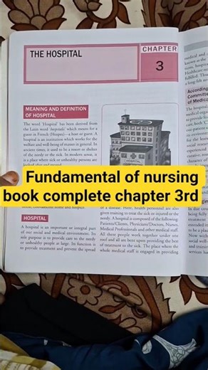 fundamental of nursing book complete chapter 3rd for gnm 1st year #gnm