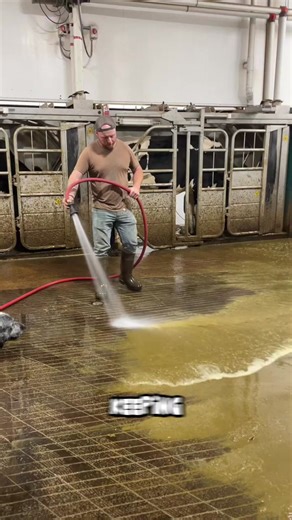 211K views · 722 reactions | Keeping barns clean isn’t just about looks—it’s about animal health. #FarmCleanUp #DairyHygiene #BarnCare | Factory Monster | Facebook