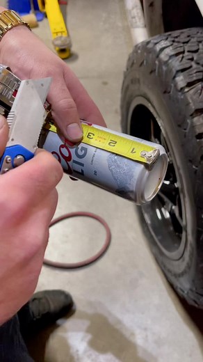 Custom beer can block off plate! #engineering #mechanic #hack #custom #duramax #diesel #tiktokhacks #trucks #beer