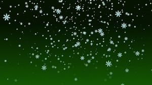 Falling snowflake ice glitter frosty crystal winter animation background gradient visual pattern delicate shine magic christmas holidays dark green Premium Stock Video Footage