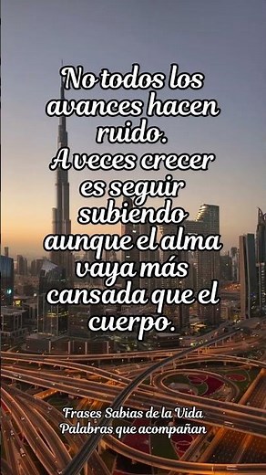 A veces avanzar es seguir cansado | Inspiración real para hoy